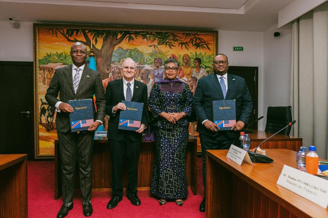 Santé en RDC : un accord historique de 1,2 milliard de dollars signé avec les États-Unis