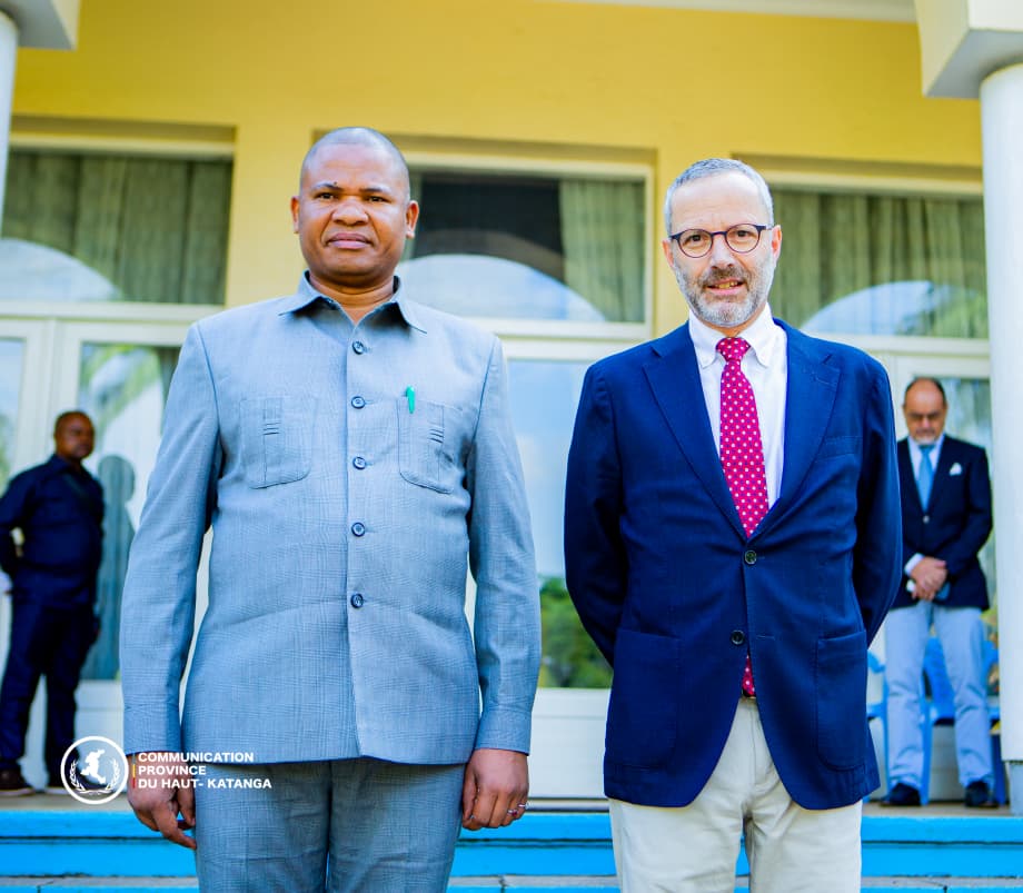 Haut-Katanga : l'ambassadeur français et le gouverneur évoquent les perspectives d'investissements économiques